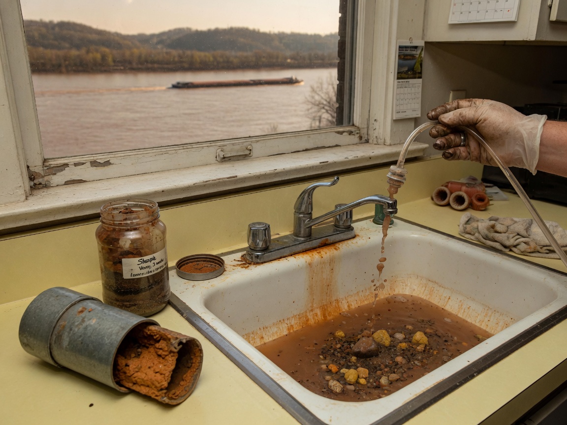 Why Ohio River Valley Homes Get Sediment in Their Water Lines