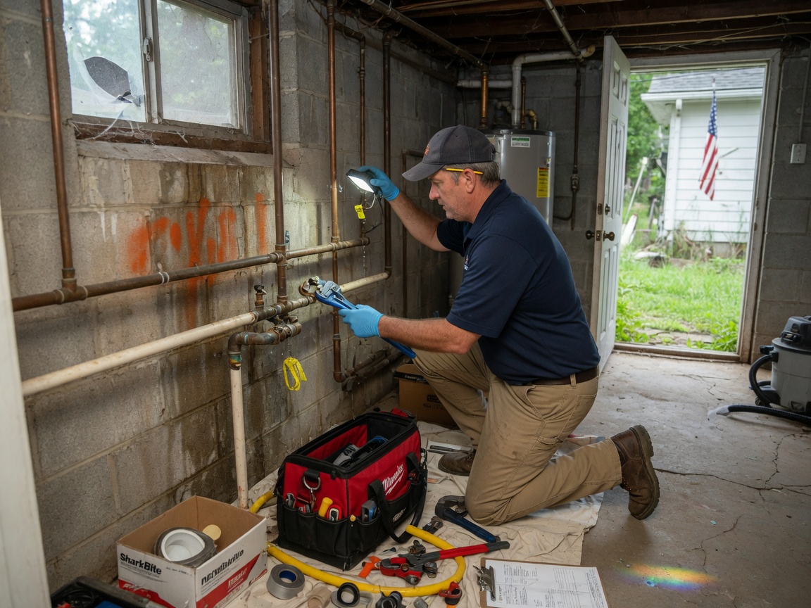 plumbing work by Triple J Plumbing in Vevay, Indiana